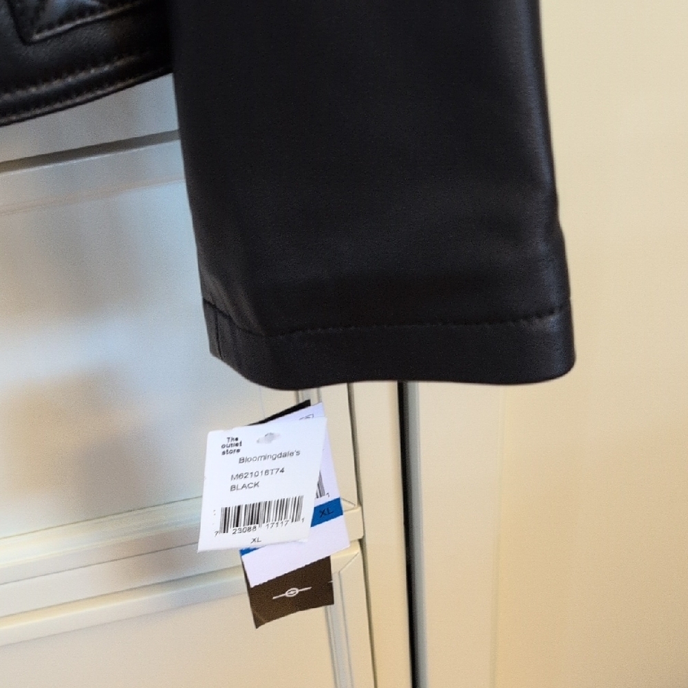 Michael Kors Black Leather Jacket - Picture 6 of 11